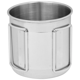 MALLONY Кружка большая из нержавеющей стали Camp-S13, объём: 350 мл 991026-SK