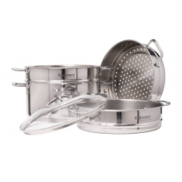 Кукмара Мантоварка 3-х секционная 28см 7л STM702803G