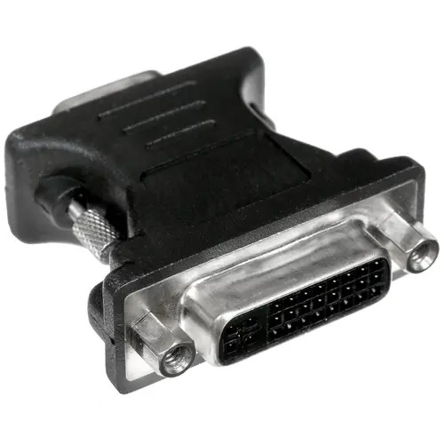 Переходник Cablexpert A-DVI-VGA-BK, 29M/15F, черный, пакет