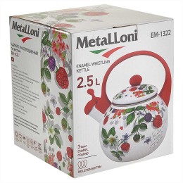 METALLONI Чайник 2,5 л EM-1322 "Ягоды"
