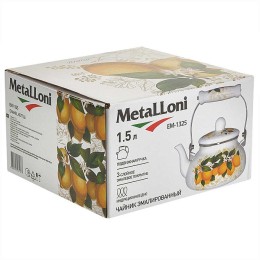 METALLONI Чайник 1,5 л EM-1325 "Лимоны"
