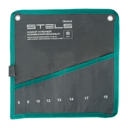 Stels Набор ключей комбинированных 6-19 мм, 15443