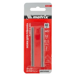 Matrix Ножи для эл. рубанка, 65Mn, 82мм, 2шт 782401