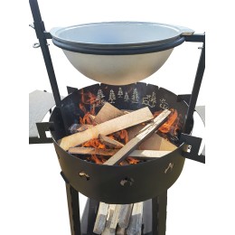 KUKMARA Печь садовая с вертелом пс01в