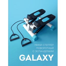 GALAXY Мини-степпер поворотный с эспандерами GL1001