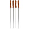 Шампуры с деревянными ручками ECOS 23003М (набор из 4 штук), нерж. 999690-SK