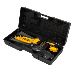 Denzel Домкрат подкатной с фиксатором 2,5 т 51233