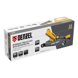 Denzel Домкрат подкатной с фиксатором, 2,5 т 51232