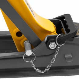 Denzel Домкрат подкатной с фиксатором, 2,5 т 51232