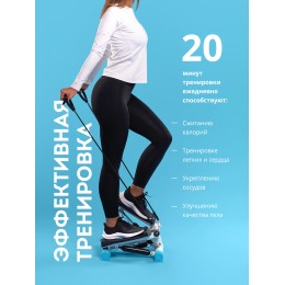 GALAXY Мини-степпер поворотный с эспандерами GL1001