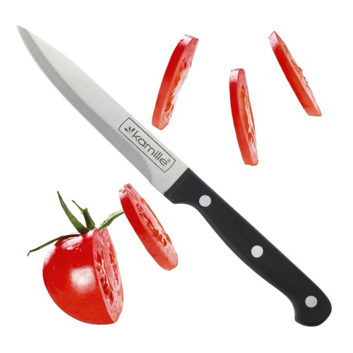Нож кухонный универсальный Kamille KM-5105 (лезвие 12 см; рукоятка 10 см)