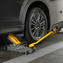 Denzel Домкрат подкатной с фиксатором, 2,5 т 51232