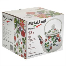METALLONI Чайник 1,3 л EM-1311 "Ягоды"