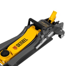 Denzel Домкрат подкатной с фиксатором, 2,5 т 51232