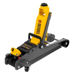 Denzel Домкрат подкатной с фиксатором, 2,5 т 51232