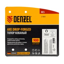 Denzel Топор кованый, 900 г EFP 21883
