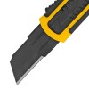 Нож, 25 мм, сменное лезвие, SK4, корпус из ABS + TPR, торцевой зажим Denzel 78908
