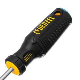 Denzel Отвертка, SL6x100 мм, S2, 3к рукоятка 121987