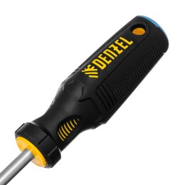 Denzel Отвертка, SL8x150 мм, S2, 3к рукоятка 122007