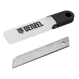 Denzel Лезвия, 18 мм, нерж. сталь 440, 0,5 мм, 5 штук 79307