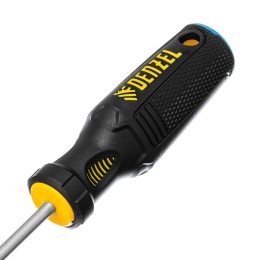 Denzel Отвертка, SL5x150 мм, S2, 3к рукоятка 121977