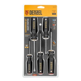 Denzel Набор отверток, 5 шт., PH+SL, S2, 3к рукоятка 122157