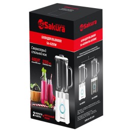 SAKURA Блендер стационарный SA-6255BK
