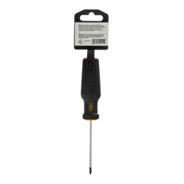 Denzel Отвертка, PH0х75 мм, S2, 3к рукоятка 121717