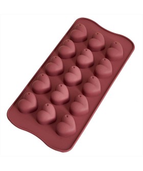 ALPENKOK Форма для шоколада, конфет, мармелада 20×10,5×2 см AK-6082S цвет коричневый