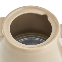 DELTA Чайник электрический 1 л, из фарфора DE-1013 бежевый