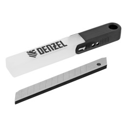 Denzel Лезвия, 9 мм, сталь SK5 - 0,4 мм, 10 штук 79300