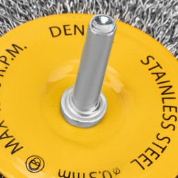 Denzel Щетка для дрели 100 мм 744793