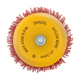 Denzel Щетка для дрели, 75 мм 74436