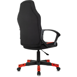 Бюрократ Кресло игровое Zombie 100 черный/красный