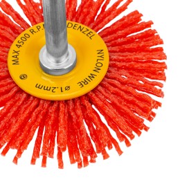 Denzel Щетка для дрели, 65 мм 74433