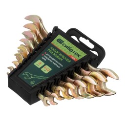 Сибртех Набор ключей рожковых 6-22 мм, 8 шт 15280