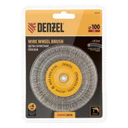Denzel Щетка для дрели 100 мм 744793
