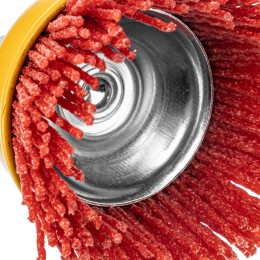 Denzel Щетка для дрели, 65 мм 74435