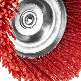 Denzel Щетка для дрели, 75 мм 74436