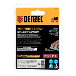 Denzel Щетка для дрели, 60 мм 744463