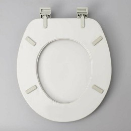 РОССПЛАСТ Сиденье д/унитаза мягкое с рис КРЕМОВОЕ