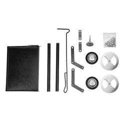 Palisad Мангал сварной на колесах, 662 х 390 х 152/805 мм 69686