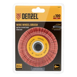 Denzel Щетка для УШМ, 100 мм 74437
