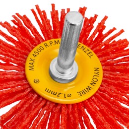 Denzel Щетка для дрели, 65 мм 74433