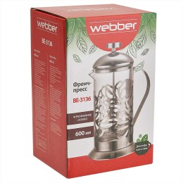 WEBBER Френч-пресс 600 мл BE-3136