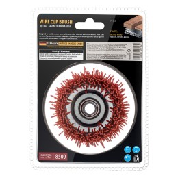 Denzel Щетка для УШМ, 100 мм 74469