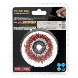 Denzel Щетка для УШМ, 75 мм 74465