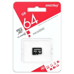 SMARTBUY Карта памяти Micro SecureDigital 64GB