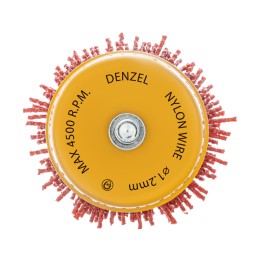 Denzel Щетка для дрели, 65 мм 74435