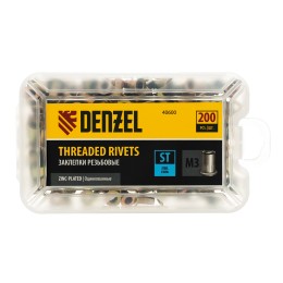 Denzel Заклепки резьбовые М3 200 шт. 40600